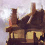 painting detail by James Tafel Shuster